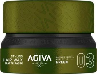 Agiva Wax 03 Matte Paste Green 155 mL