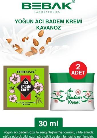 Bebak Acı Badem Kremi Avantajlı Set 30ML X2