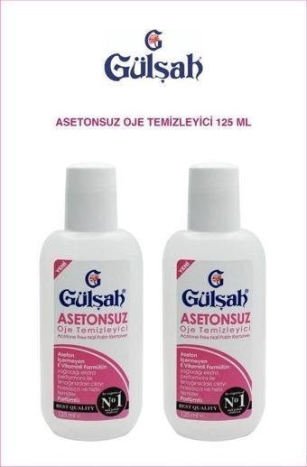 Gülşah Asetonsuz Oje Temizleyici 125 ml X2