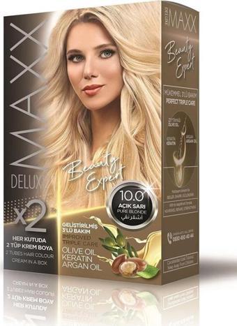 Maxx Deluxe Saç Boyası 10.0 Açık Sarı