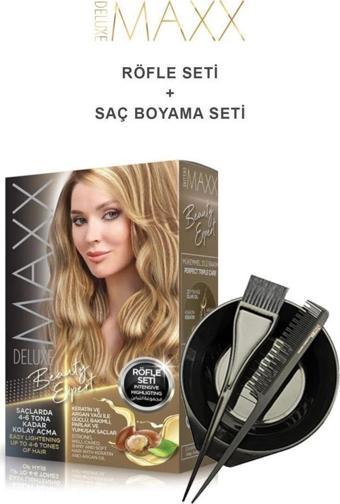 Maxx Deluxe Saç Boyası Röfle Seti-Boyama Seti