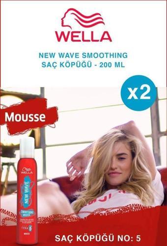 Wella New Wave Smoothing Saç Köpüğü - 200 ml x2