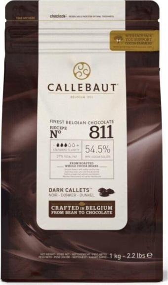 Callebaut 811 Bitter Drop Çikolata 1 Kg