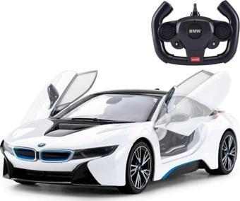 1:14 Uzaktan Kumandalı Araba Bmw İ8 Oto Kapı Açılan 2.4 Ghz 4.8v Usb Şarj Işıklı Beyaz