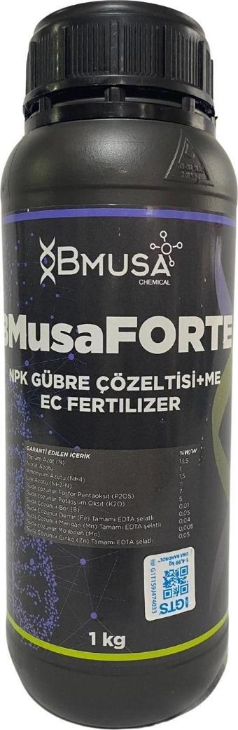 Bmusa Forte Npk Gübre Çözeltisi+ME 1 Lt