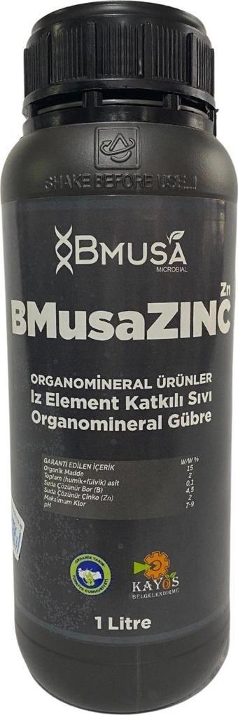 Bmusa Zing İz Element Katkılı Sıvı Organominarel Gübre 1 Lt