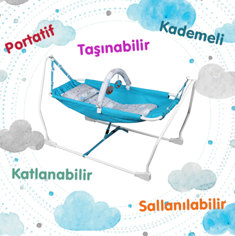 Norfolk Baby Sleep Katlanabilir Oyuncaklı Sallanır Bebek Hamağı