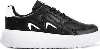 Slazenger ZENIA I Kadın Sneaker Ayakkabı Siyah / Beyaz