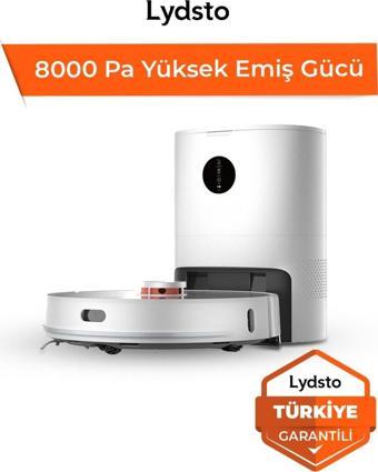 Lydsto S1 Max Uv Ve Ozon Sterilizasyonlu - 8000 Pa - Yapay Zeka Akıllı Robot Süpürge