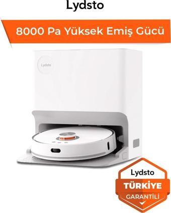 Lydsto W2 Lite 8000 Pa Sterilizasyonlu Su & Toz Toplama Üniteli Yapay Zeka Robot Süpürge