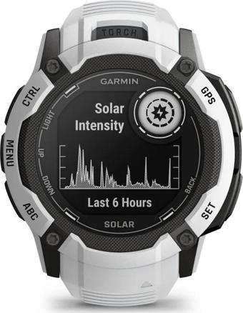 Garmin Instinct 2X Solar Beyaz Multisport Akıllı Saat