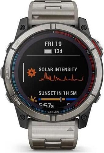 Garmin quatix 7X Solar Titanyum Akıllı Saat (Distribütör Garantili)