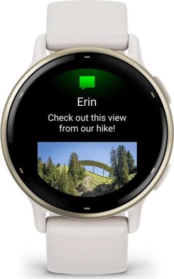 Garmin Vivoactive 5 - Fildişi Kayışlı Akıllı Saat