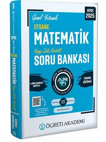 2025 KPSS Genel Yetenek Efsane Matematik Tamamı Çözümlü Soru Bankası - Pegem Akademi Yayıncılık