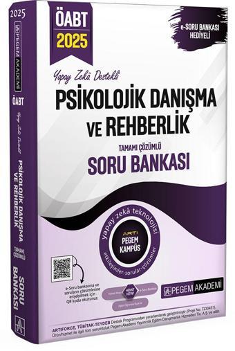 2025 MEB-AGS-ÖABT Psikolojik Danışma ve Rehberlik Tamamı Çözümlü Soru Bankası - Pegem Akademi Yayıncılık