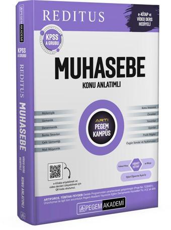 KPSS A Grubu Muhasebe Konu Anlatımlı - Pegem Akademi Yayıncılık