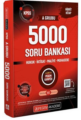 KPSS A Grubu 5000 Soru Bankası - Pegem Akademi Yayıncılık