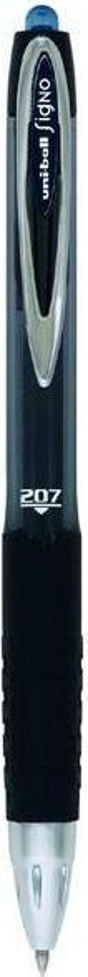 UNI JEL KALEM SIGNO UMN-207 0.7 MAVI-SIYAH  - (12 Adet)
