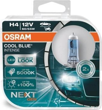 Osram H4 Cool Blue Intense Next Gen 5000K Beyaz Işık (Takım-2 Adet)