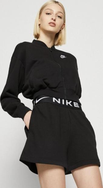 Nike Sportswear Air Fleece Kadın Siyah Şort