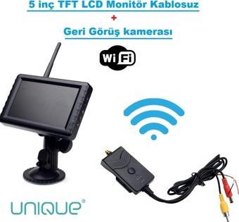 Unique 5 Inch Lcd Ekran Kablosuz Veri Transferli Monitör