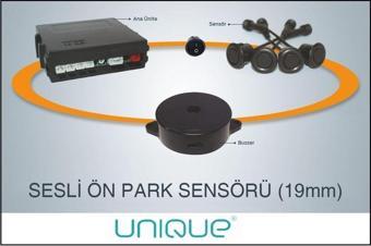 Unique Upc 241F Siyah Gözlü Sesli Ön Park Sensörü