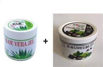 Aloe Vera Jeli 500ml+At Kestanesi Balsamı 500ml Horse Chestnut