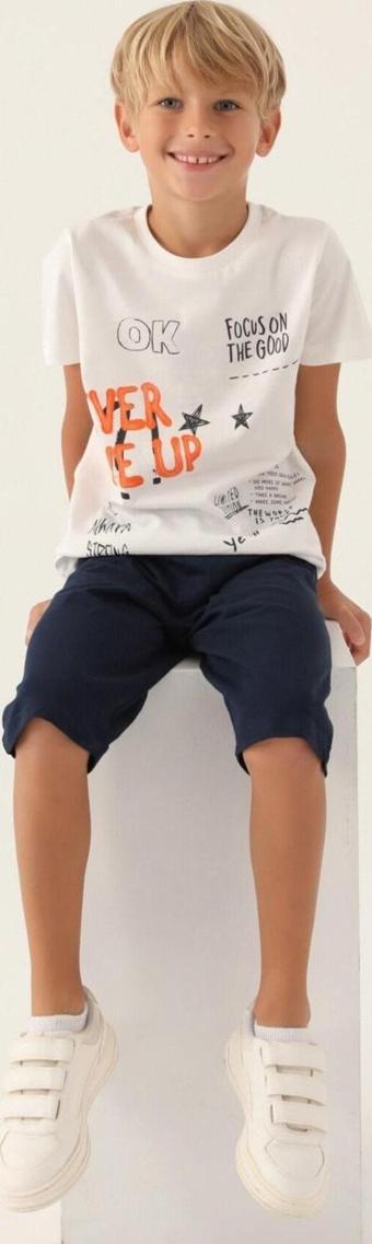 Rolypoly RP3353 Focuson The Good Ekru Erkek Çocuk Kapri Takım