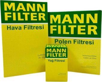 MANN-FILTER Toyota Corolla 1.33 1.6 Mann Filtre 3'Lü Bakım Seti 09-18
