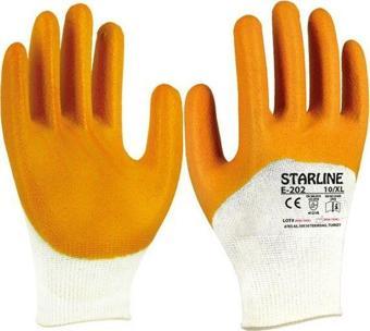 STARLINE E-202 NİTRİL ELDİVEN SARI XL-10 BEDEN (1 PAKET:12 ÇİFT)