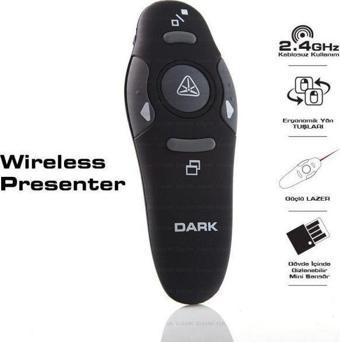 Dark DK-AC-WP03, USB, Kablosuz Presenter RF,Sunum