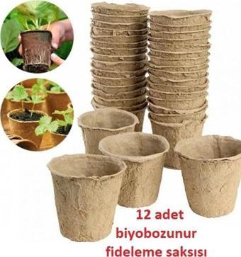 Gardener Biyobozunur Fideleme Saksısı 12 Adet