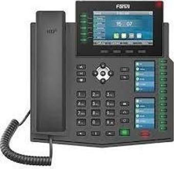 Fanvil X6U Renkli Ekran (poe)-Siyah Ip Telefon