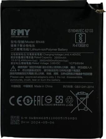 EMY Xiaomi Redmi Note 8 Batarya 3900mAh BN46