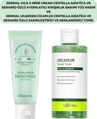 Dermal Cıca X Mide Centella Asiatica Özlü Yüz Kremi ve Ugarden Tonik