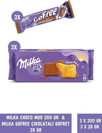 Milka Choco Moo - 3 Adet & Milka Gofree 3 Adet