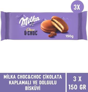 Milka Sütlü Çikolata Kaplamalı Kakaolu Kek 150 gr - 3 Adet