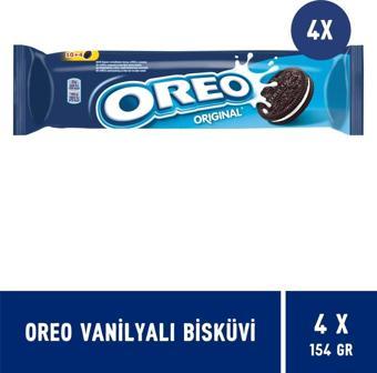 Oreo Original Bisküvi 154gr - 4 Adet