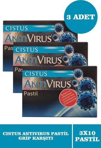 Cistus Antivirus Pastil 10'lu 3 Adet