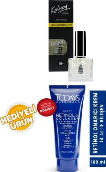 Kalyon Tırnak Eti Temizleyici+Todays Onarıcı Krem 100Ml Hediyeli