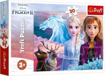 Trefl Puzzle 30 Parça 27x20 Cm The Courage Of The Sisters Disney Frozen Iı 18253