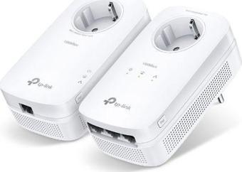 Tp-Link TL-PA8033PKIT 1300 Mbps 3 Portlu Priz Soketli Powerline Adaptör