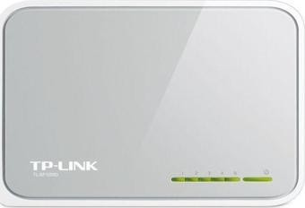 Tp-Link TL-SF1005D 5 port 10-100 Mbps Switch Plastik Kasa
