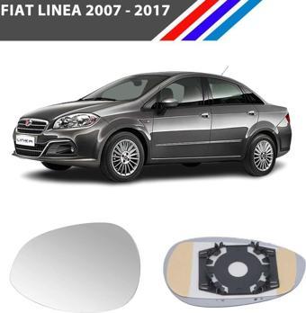 Otozet - Fiat Linea Sağ Dış Ayna Camı Yolcu Tarafı Mekanik Tip 2007-2017