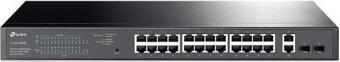 Tp-Link TL-SG1428PE 24 Port 10-100-1000 Poe+ Switch 2 Port SFP Çelik Kasa Rack Mount