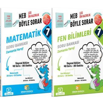 7.SINIF MATEMATİK SORU BANKASI VE 7.FEN BİLİMLERİ SORU BANKASI SİNAN KUZUCU - Sinan Kuzucu Yayınları