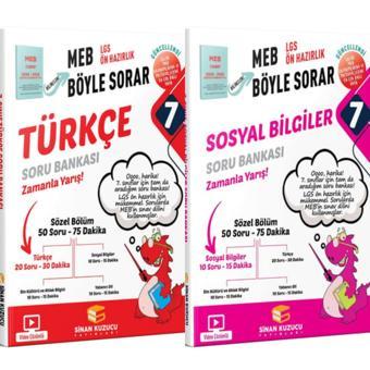 7.SINIF TÜRKÇE SORU BANKASI VE 7.SINIF SOSYAL BİLGİLER SORU BANKASI SİNAN KUZUCU - Sinan Kuzucu Yayınları