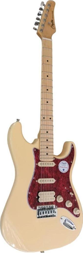 Clapton CLP50HSS-NT Elektro Gitar HSS Vintage Series