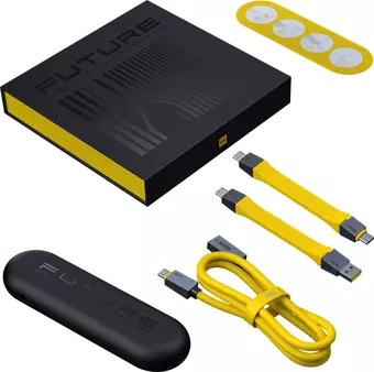 Aohi The Future 4-in-1 Type-C to Type-C 240W 40Gbps PD3.1 USB4 8K Süper Hızlı Şarj-Data Kablo Seti