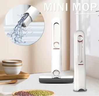 Taşınabilir Mini Mop Temizlik Paspası 180 Derece Döner Tezgah Pencere Cam Zemin Silme Aparatı